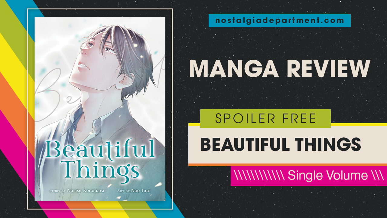 Beautiful Things by Nao Inui manga cover. Review by nostalgiadepartment.com