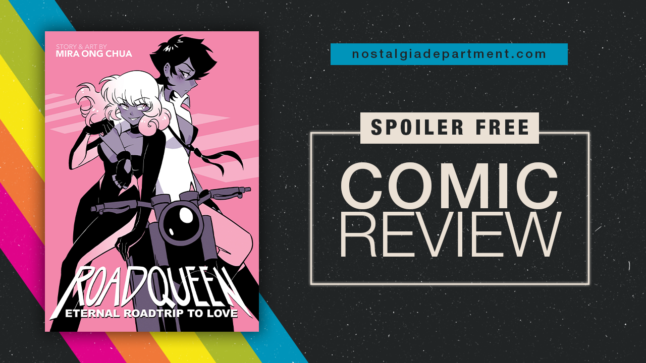 ROADQUEEN - Eternal Roadtrip to Love by Mira Ong Chua comic cover. Review by nostalgiadepartment.com