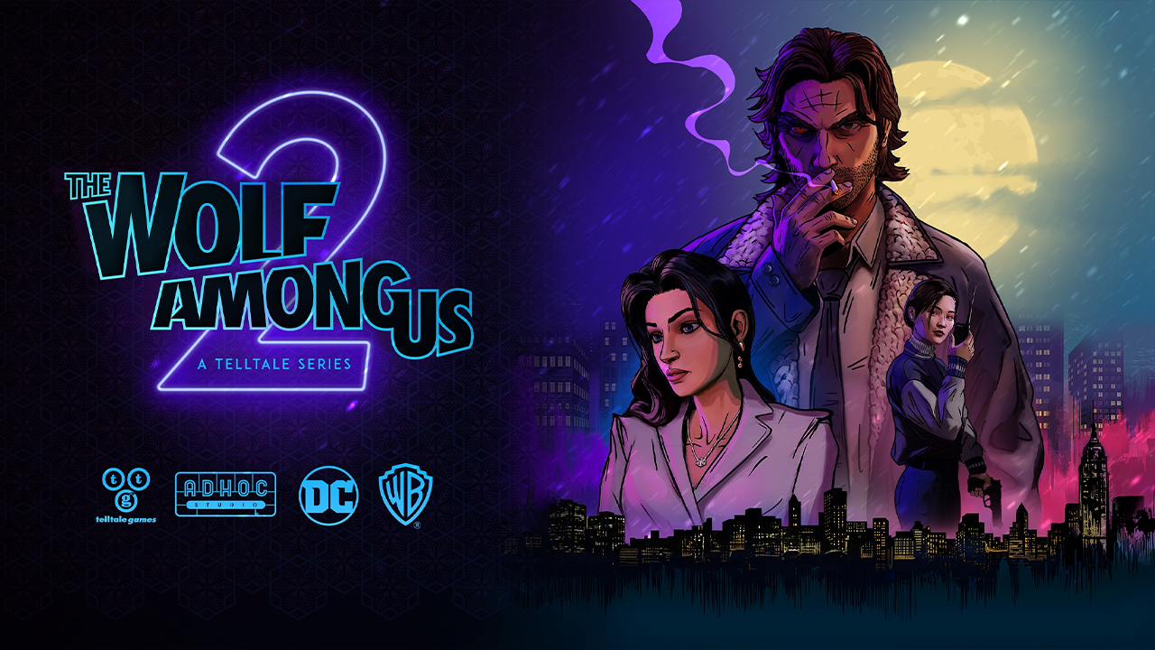 The Wolf Among Us 2 title screen.