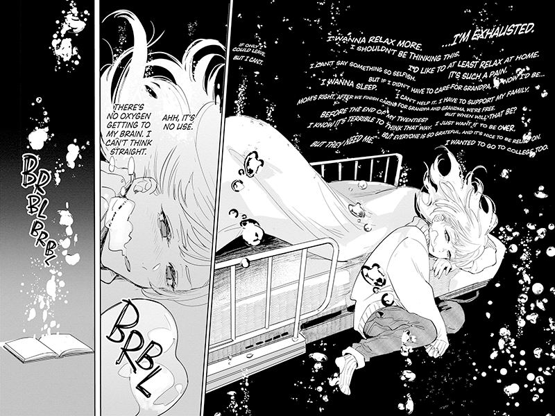 Miku drowning in her thoughts.