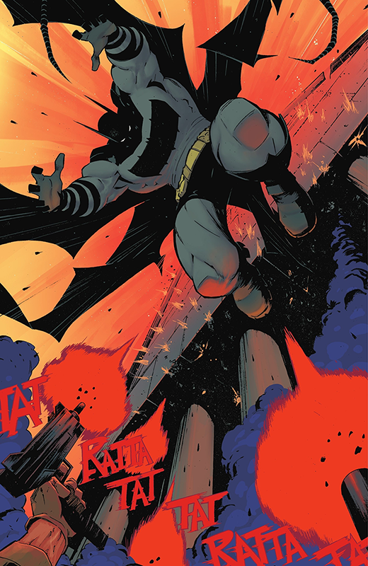 Absolute Batman descends on the Party Animals.