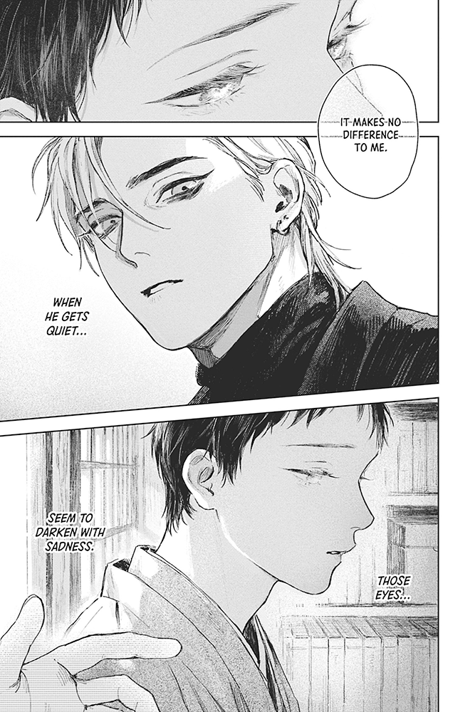 Touch Within the Abyss manga page featuring Chinatsu and Kasumi.