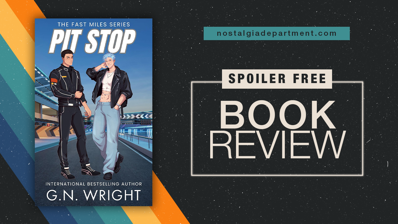 Pit Stop by G.N. Wright book cover. Review by nostalgiadepartment.com